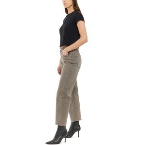 Articles Of Society Olive-Tone relaxed Straight Leg Jeans